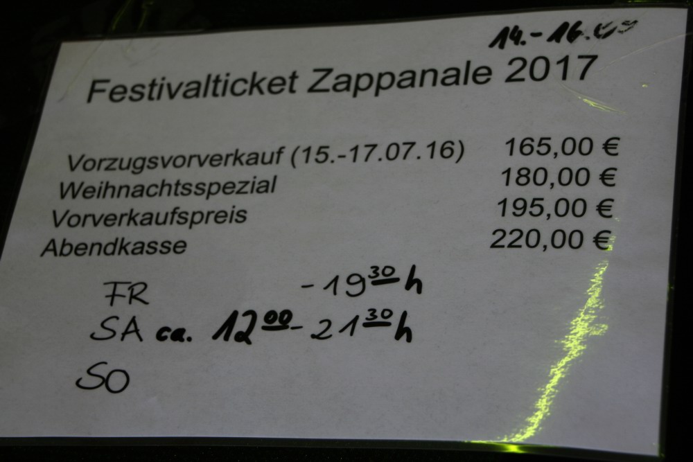 Zappanale 2016